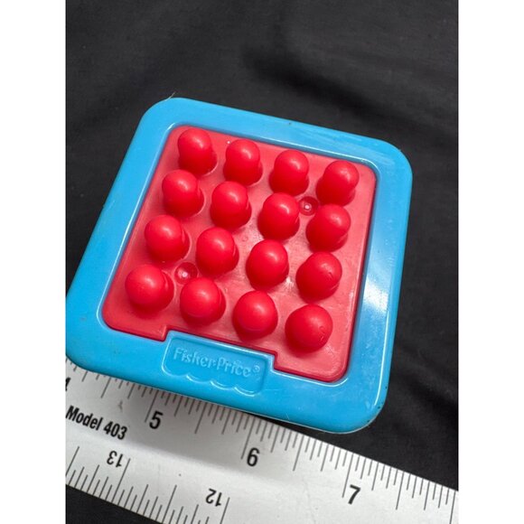 Fisher-Price Baby Peek A Boo Activity Blocks Set Of 3 With Animal Characters & S - Picture 5 of 5